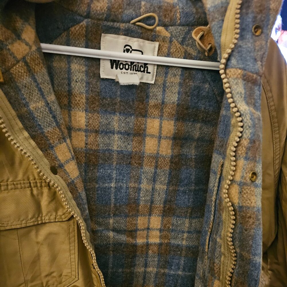 Vintage Woolrich Men's Tan Winter Parka